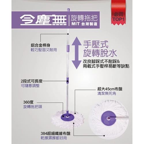 雙動力拖把 圖片 3